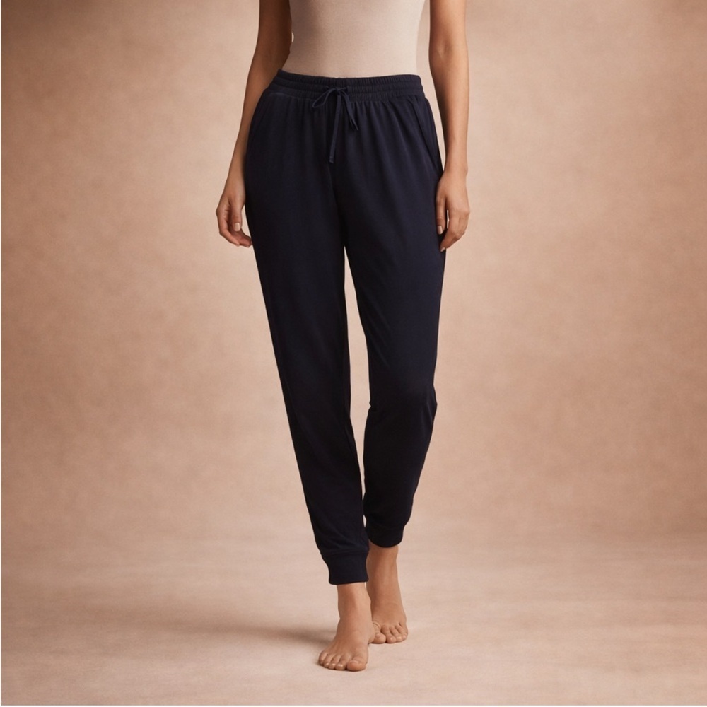 Ultra Soft Navy Jogger Sweatpants – Size Small